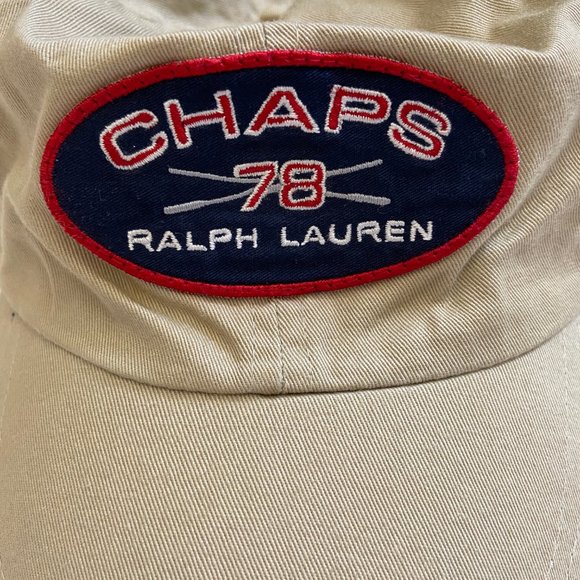 Ralph Lauren CHAPS 78 Spellout baseball Hat Cap - Picture 2 of 9